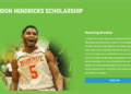 Brandon Hendricks Scholarship Accepting Applications for 2026